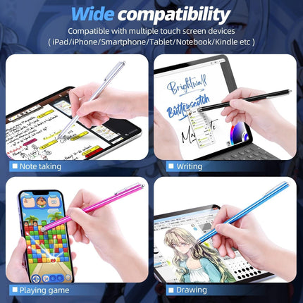 Mesh Fiber Tips (10 Pack)  Stylus Pen Replacement Tips Suitable for capacitive Touch Screen,High Sensitivity, Soft, no Scratch Screen Pen tip.