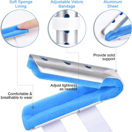 Finger Splint, 2pcs Finger Support Brace for Arthritis Knuckle Immobilizationm, Middle Size.