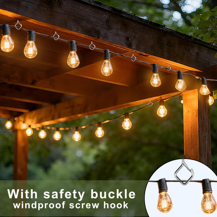 20 Pcs 304 Stainless Steel Eye Screw Hooks for Hanging Heavy Duty.Windproof Ceiling Hooks for Hanging Plants,Cup,Wind Chime,Bird Feeders,Christmas String Lights at Indoor&Outdoor 2.2 Inch.