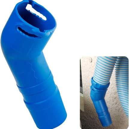 1 Pc R0532400 Cleaner Twist-Lock 45-Degree Elbow Extension, Fit for Baracuda T5 Duo & Zodiac MX6/MX8 Suction Side Automatic Pool Cleaners, Fit into Pool Wall Tightly to Operate Sweeper or Skimmer.