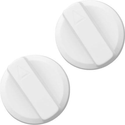 Bidet Seats Replacement Knob Compatible With Luxe Bidet Neo 120 & Neo 185, Knob Accessories for Luxe Bidet Neo 120 & Neo 185, Neo Knob, Non-Electric Bidet Attachment for Toilet Seat, 2 Pcs White.