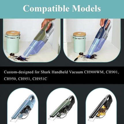 1 Pc Wall Mount Vacuum Holder Compatible with Shark Handheld Vacuum Models CH900WM, CH951, CH951C, CH901, CH950, Charging Dock, Mounts Easily to The Wall, Save Space & Reduce Clutter.