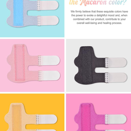 Finger Splint, 5pcs Color Finger Brace Support Stabilizer for Index, Middle, Ring Fingers Straightening Arthritis Knuckle Immobilization.