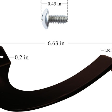 Newly Upgraded  Grill Lid Door Stop Arc Left Side, Part# BCA001, Compatible with Traeger Ironwood 650, Ironwood 885, Traeger XL (BBQ150) Wood Pellet Grill.
