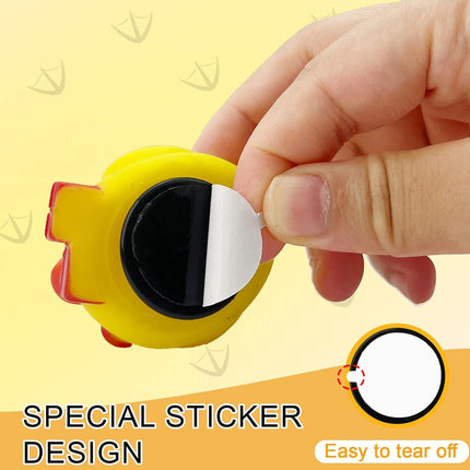 40Pcs Duck Holder for Jeep Dash,Rubber Ducks Plugs Duck Mounts for Jeep Wrangler,Dashboard Rubber Ducks Holders,Black (Excluding Rubber Ducks).