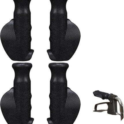 2 Pair Universal Rollator Hand Grip Replacement Parts for Rollator and Wheelchair Left and Right Hand Grips for Drive Rollator.