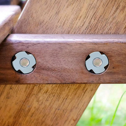 50 Pack 1/4"-20 T-Nuts, Four Pronged Tee Nut for Wood, Rock, Climbing Holds, Cabinetry (1/4"-20 x 9/16").