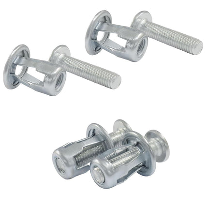 20 Pack M6*25 Hollow Wall Anchors, Heavy Duty Cavity Fixing Anchors, Secure Fixings for Thin Walls/Aluminium Cladding Sheet/Steel Pipe/Iron Sheet/Hollow Plastic Sheet(M6 x 1").