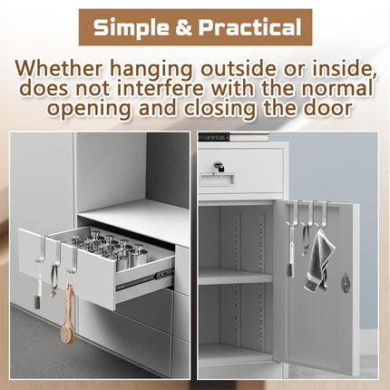6 Pack Over The Cabinet Door Hooks Silver Towel Hook Over Bathroom Frameless Glass Door Office Kitchen Towel Coat J Hooks for Hanging.