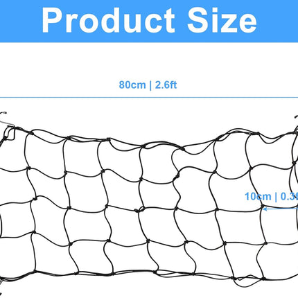 2 x 4Ft Trellis Netting with Hook, Heavy Duty Stretchy Scrog Plant Net Support for Indoor Outdoor Garden Plant Growing Tents.