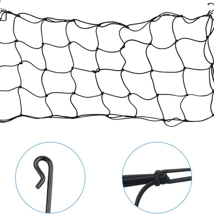 2 x 4Ft Trellis Netting with Hook, Heavy Duty Stretchy Scrog Plant Net Support for Indoor Outdoor Garden Plant Growing Tents.