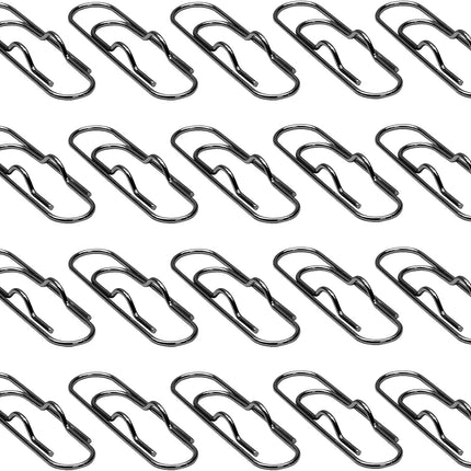 20 PCS Metal Pen Clips, Black Pen Holder, Multifunctional Pen Clip Holders for Notebooks, Paper, Clipboard.