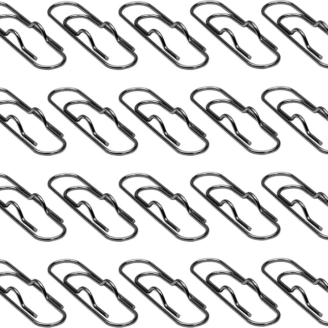 20 PCS Metal Pen Clips, Black Pen Holder, Multifunctional Pen Clip Holders for Notebooks, Paper, Clipboard.