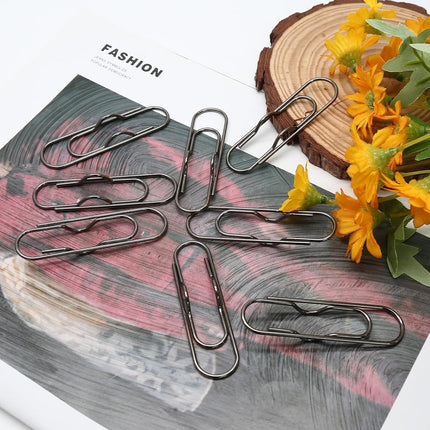 20 PCS Metal Pen Clips, Black Pen Holder, Multifunctional Pen Clip Holders for Notebooks, Paper, Clipboard.