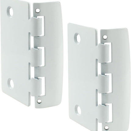 2 Pack Flip Action Door Lock, Flip Door Lock Flip Latch Lock, Reversible Privacy Door Locks with Anti Lockout Screw, Door Hardware for Interior Swing-in Doors, Matte White.