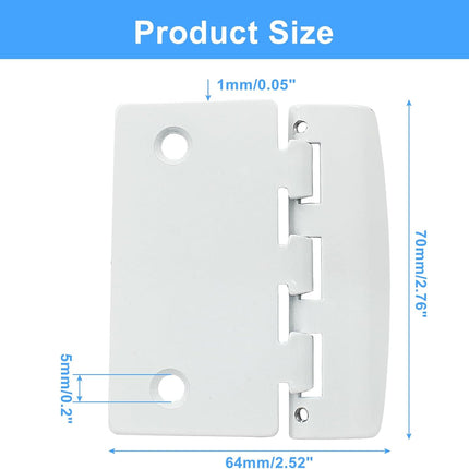 2 Pack Flip Action Door Lock, Flip Door Lock Flip Latch Lock, Reversible Privacy Door Locks with Anti Lockout Screw, Door Hardware for Interior Swing-in Doors, Matte White.