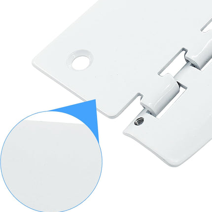 2 Pack Flip Action Door Lock, Flip Door Lock Flip Latch Lock, Reversible Privacy Door Locks with Anti Lockout Screw, Door Hardware for Interior Swing-in Doors, Matte White.
