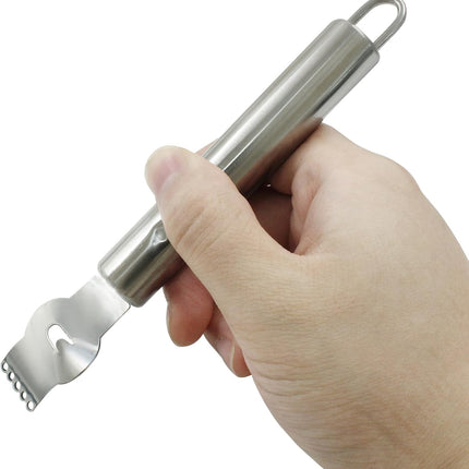Lemon Zester Grater Stainless Steel Lemon Zester Tool with Channel Knife Orange Citrus Fruit Peeler.