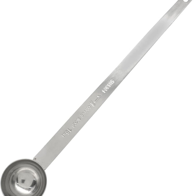 1 Tablespoon Coffee Scoop,Extra Long Handle Measuring Spoon Stainless Steel Scooper, Single Individual Measure Scoop for Ground Coffee(1 Pack, 15 ml).