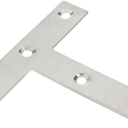 T Brackets Mending Plate 3.14" x 3.14" Stainless Steel Flat Repair Plate - 10pcs.