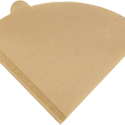 V60 Coffee Filters, 300 Count Size 02 Pour Over Coffee Filter, 1-4 Cups Disposable Cone Paper Coffee Filters 2， Compatible with Conical Shaped Dripper and Drip Coffee Maker (Natural).