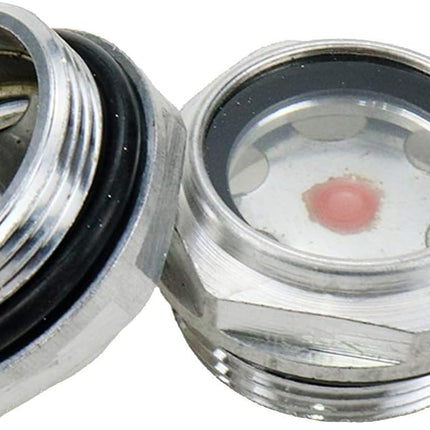M30/1-3/16 Air Compressor Oil Sight Glass Male Oil Liquid Level Gauge Sight Glass -2pcs.