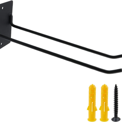 Garage Hook Shovel Holder Wall Mount Utility Hooks Garden Tool Hooks Garage Tool Organizer 10-inch Length for Garden Tools, Rakes, Shovels, Black.