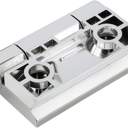 Butt Hinge Zinc Alloy Door Hinge Polished Chrom Silver Residential Bed Room Hinge for Doors Hardware 2.36" x 2.36" -2pcs.