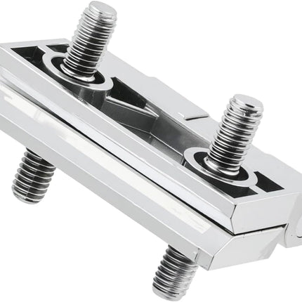 Cabinet Hinge Zinc Alloy Door Hinges with Screw Bolts Polished Chrom Silver Butt Hinge for Electrical Distribution Boxes 2" x 2" - 2pcs.