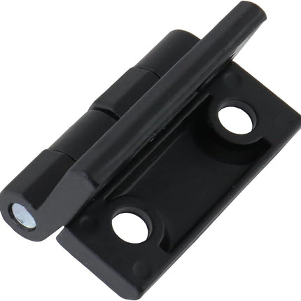 Black Butt Hinge Zinc Alloy Door Hinge Heavy Duty Boat Hatch Hinges Residential Bed Room Hinge for Doors Hardware 1.96" x 1.88" -4pcs.