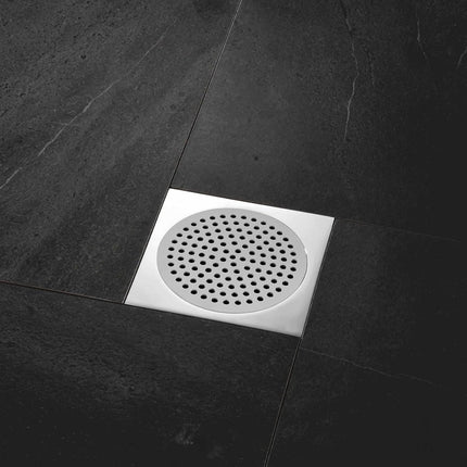 Round Drain Cover Grates 3.15"/8cm Dia Drain, 304 Stainless Steel Drainage Grate Cover Round Replacement Floor Drain Strainer for Shower, Bathroom Floor, Balcony, and Outdoor Garden Drains -2pcs.