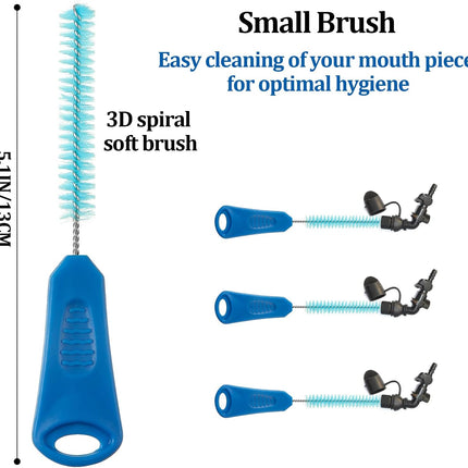 2 Set 8 in 1 Hydration Bladder Cleaning Kit Includes 3 Different Brushes and Drying Collapsible Bladder Frame, Water Reservoir Backpack Cleaning Kit.