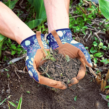 Gardening Gloves for Women, Breathable leather Garden Gloves with Grip, Thorn-Proof Puncture-Resistant Work Gloves.