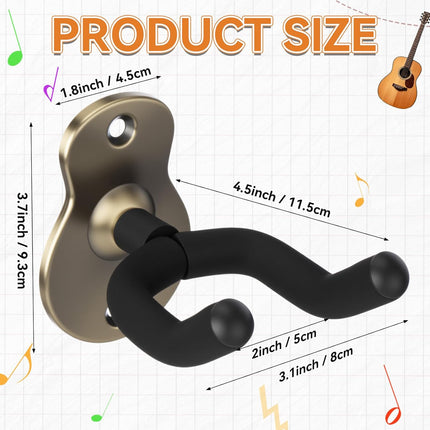 2 Pcs Crossbow Hanger for Wall Vertical Rack Wall Mount Metal Gun Holder Compound Bow Hanger Holder Displays Rack Shotgun Hooks Rifle Storage Securely Holds Airsoft Firearm.