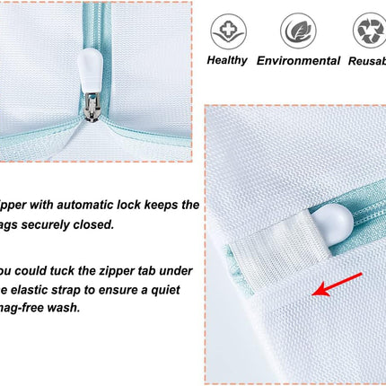 Extra Large Mesh Laundry Bags, 2 Pack 43 x 35 inch Jumbo Delicates Bag for Washing Machine, Large Mesh Bags for Delicates, Coats, Blankets, Bedding, Toys, Pet Items.