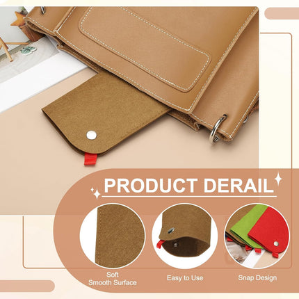 Portable Felt Glasses Case, Soft Slip-in Pouch Case, Ear Hanging Eyeglasses Bag Sunglasses Storage Pouch.
