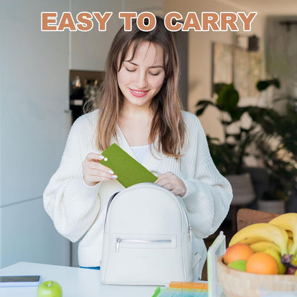 Portable Felt Glasses Case, Soft Slip-in Pouch Case, Ear Hanging Eyeglasses Bag Sunglasses Storage Pouch.