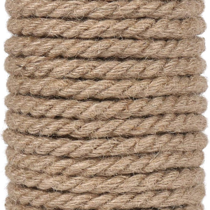 10mm Jute Rope, 50 Feet 3/8 inch Heavy Duty and Thick Twine Decorative Rope for Crafting, Cat Scratch Post, Gardening, Farmhouse Decor, Home Decor.