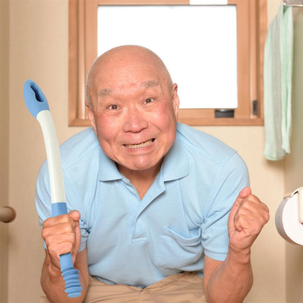 Toilet Aids for Wiping, Long Reach Butt Wiper Helper Wand 15" Toilet Aid Tools Comfort Bottom Buddy Wiping Aid for Senoir Pregnant After Surgery Overweight People.