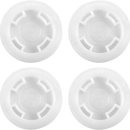 Bung Cap with 2" Thread Size for 55 Gallon Plastic Drums, 4 Pack Poly Buttress Drum Bung, Fine Thread.