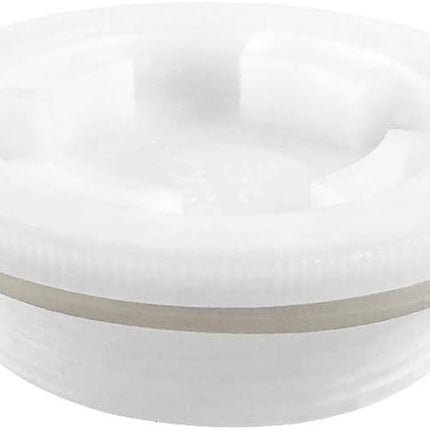 Bung Cap with 2" Thread Size for 55 Gallon Plastic Drums, 4 Pack Poly Buttress Drum Bung, Fine Thread.