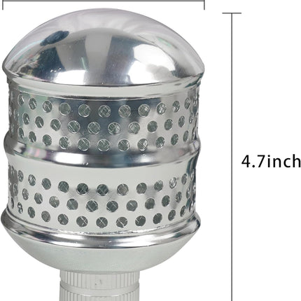 2 Pack Bubbler Sprinkler Heads, Aluminum Diffuser Flood Nozzle for Delicate Watering, Gentle Garden Metal Watering Soaker Sprinkler for Plants Garden Lawn Yard.