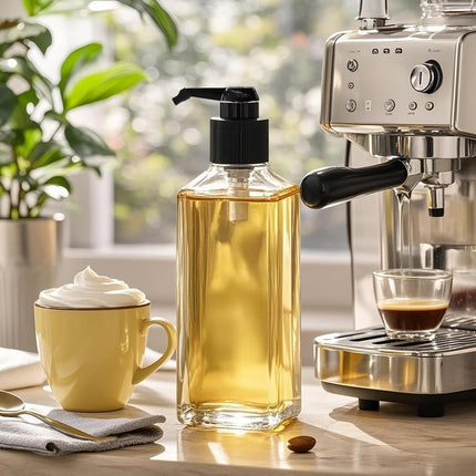 Coffee Syrup Pump Tip Covers, 20 Pack Syrup Pump Caps Black Rubber Syrups Caps Portable Practical Pourer Cap Keep Syrups Sugar Condiments Olive Clean for Pour Dispenser, Oil Liquor Bottle.