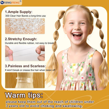 510PCS Blonde Bobby Pins Hair Pins Kit with Hair Net,  Includes 100 Bobby Pins for Women, 100 U Shaped Buns Hair Clips, 300 Hair Bands and 10 Blonde Hair Nets, Dance competition must haves.