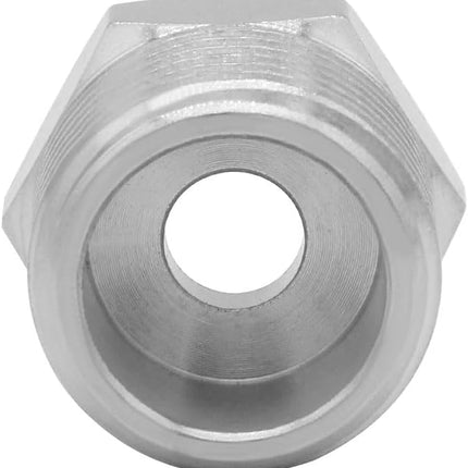 1/2 G Male to 3/8 Compression Female Thread Bushing Pipe Fitting, Nickel Plated Brass Reducer Faucet Connector Water Hose Adapter, Supply Line Adapter for RV Kitchen Bathroom Plumbing 2PCS.