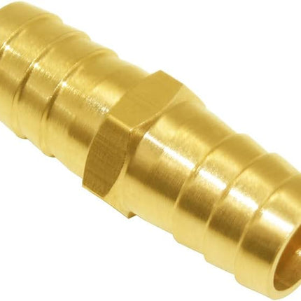 3PCS Solid Brass 5/8" Hose Repair Connectors with Stainless Steel Clamps Small Garden Water Hose End Parts Repair Kit Fitting.