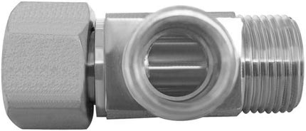 2PCS Lead-Free Brass Nickel Plating Angle Stop Add-A-Tee Valve 3/8" COMP Inlet x Outlet x Outlet for Faucet/Glass Rinser/Dishwasher/Toilet Tank.