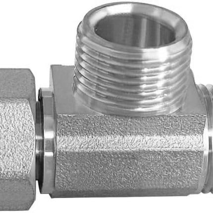 2PCS Lead-Free Brass Nickel Plating Angle Stop Add-A-Tee Valve 3/8" COMP Inlet x Outlet x Outlet for Faucet/Glass Rinser/Dishwasher/Toilet Tank.