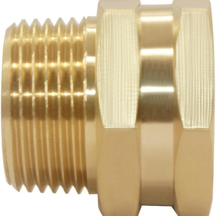 3/4" Female GHT Thread x 3/4" Male NPT Thread Brass Pipe Fittings Adapter (Pack of 4).