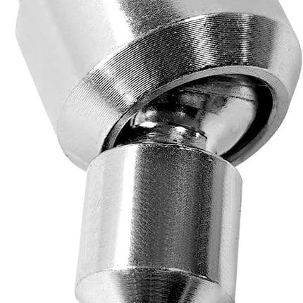4PCS 1/4" NPT Male Thread Air Plug Pre-coated Sealant Industrial Swivel Coupler Steel Chrome Plating Construction.